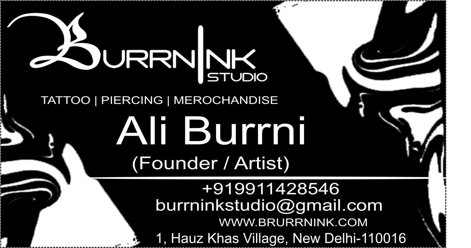 BURRNINK STUDIO (Tattoo Studio Hauz Khas Village)